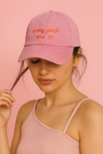 Pink hat
