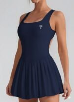Navy blue tennis & padel dress - Image 3